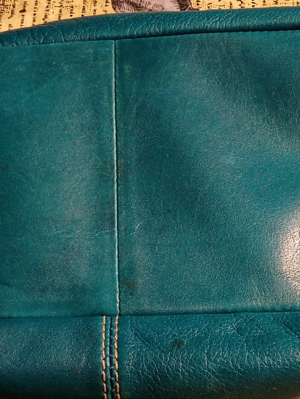 Teal Leather Shoulder Bag - Classic Women's Carry/Condition Mint
